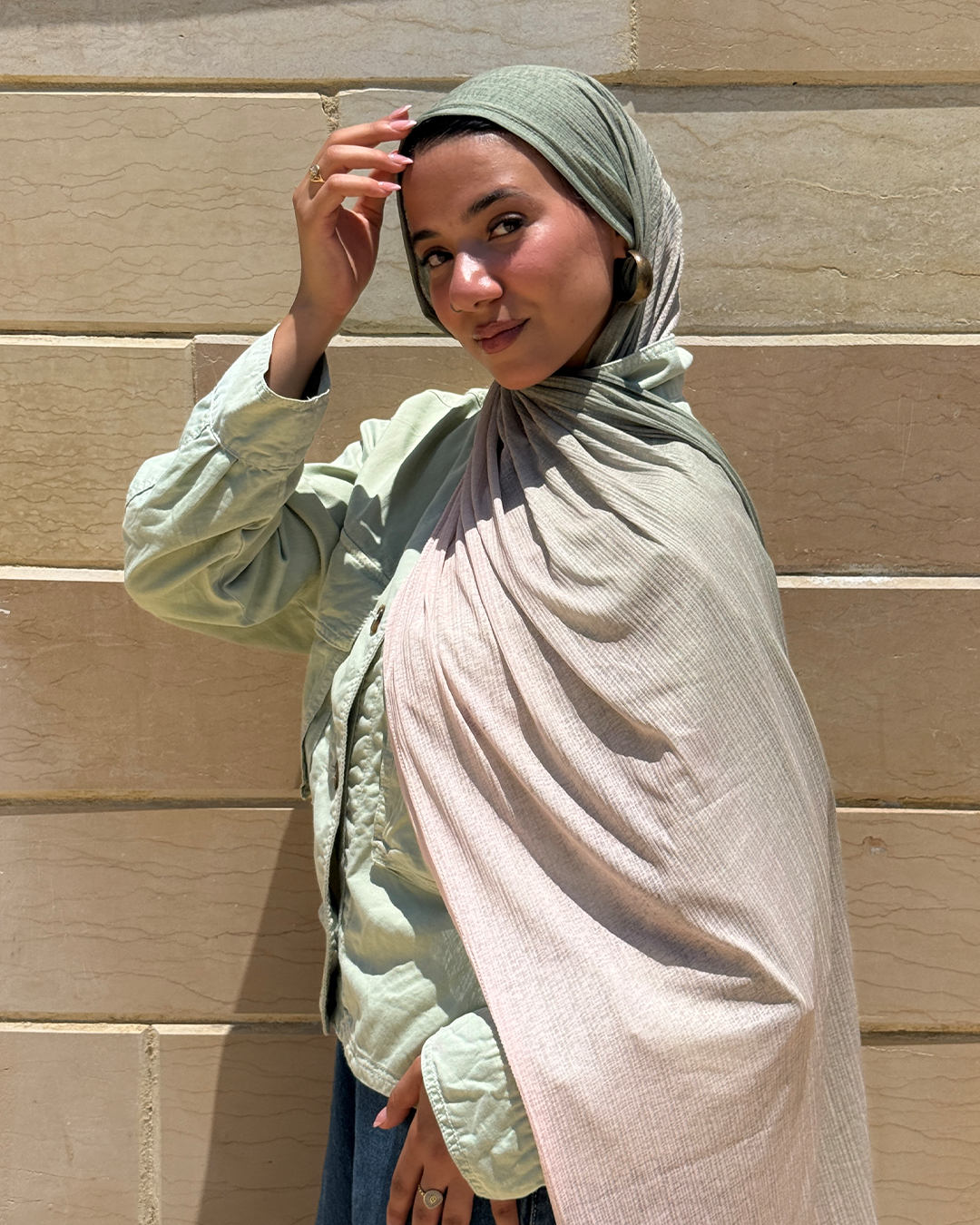 Kuwaiti Degrade Mint Beige