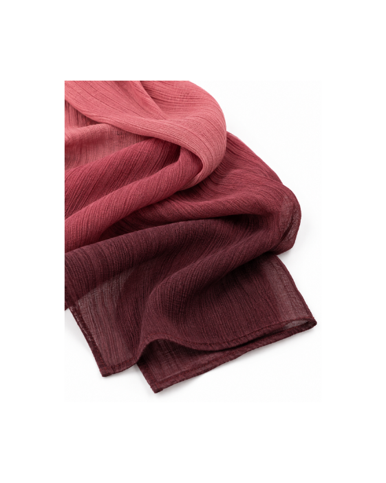 Kuwaiti Degrade Burgandy