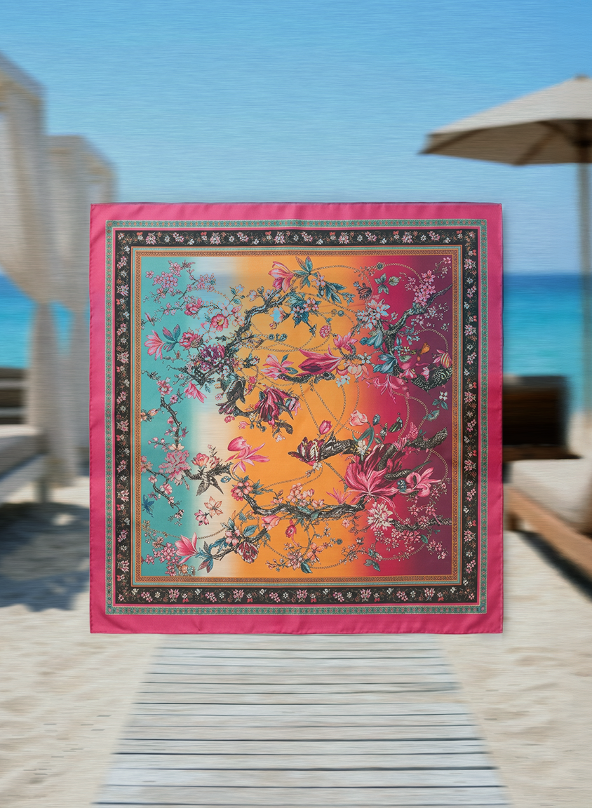 Sunset bloom cover-up