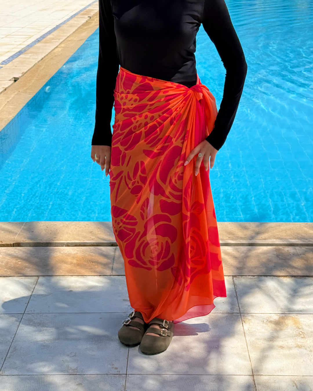 Mango Sunset cover-up