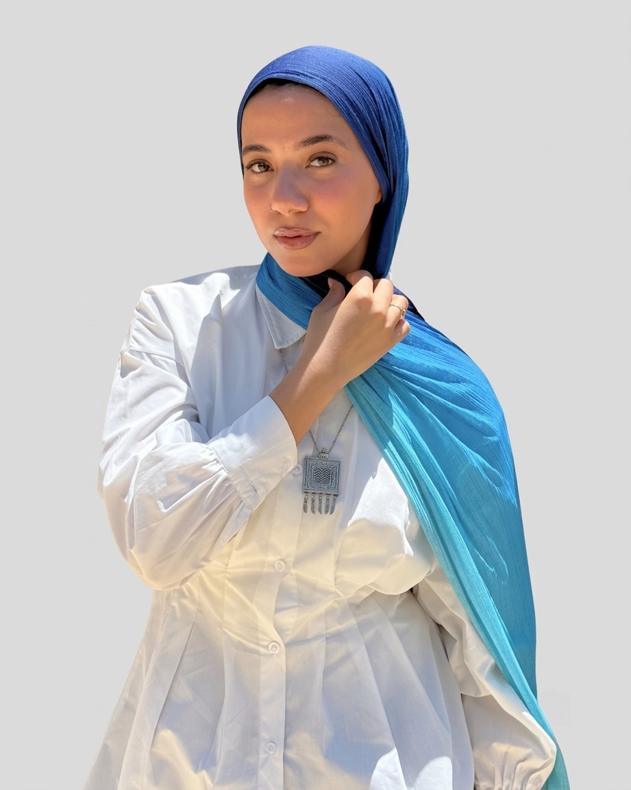 Kuwaiti Degrade Aqua Blue