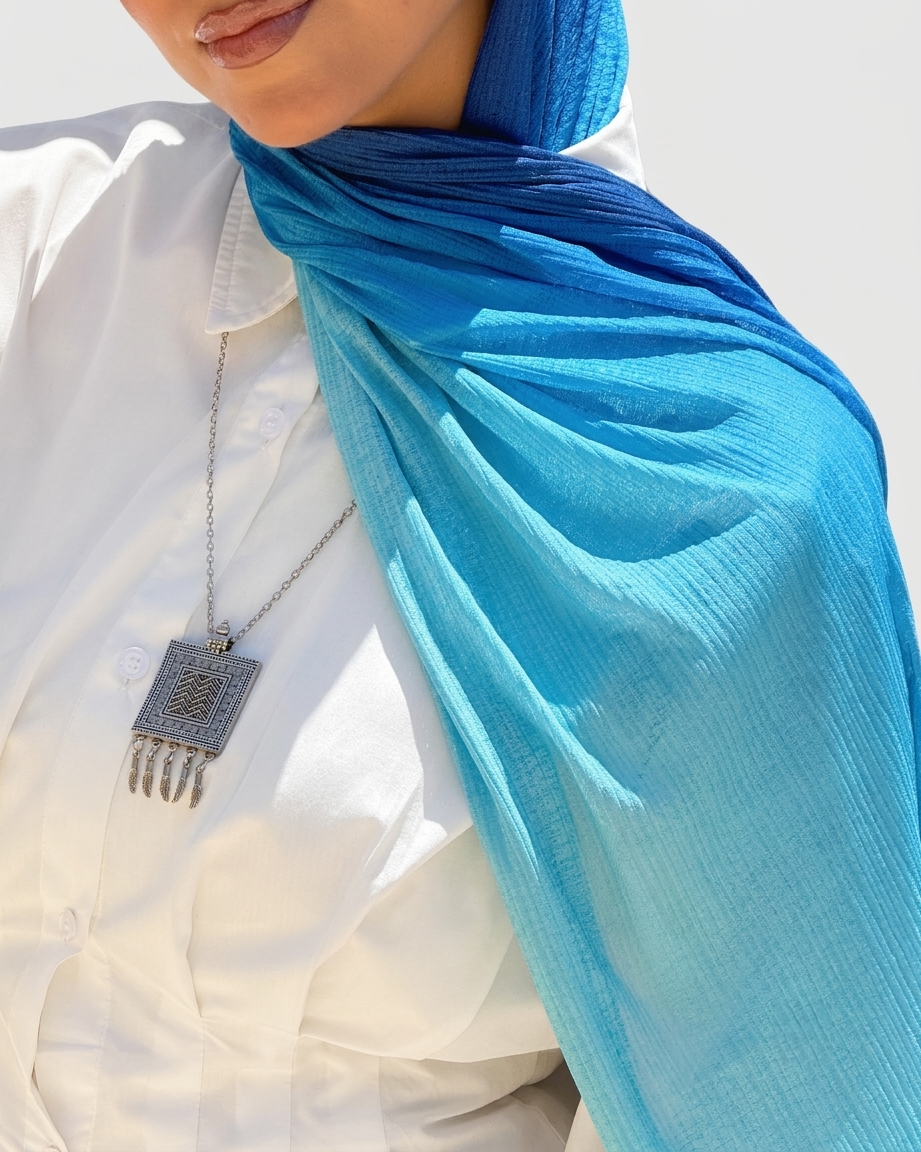 Kuwaiti Degrade Aqua Blue