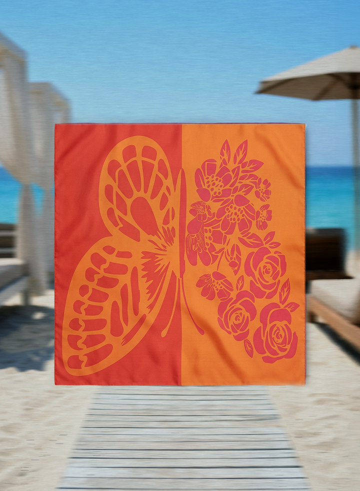 Mango Sunset cover-up