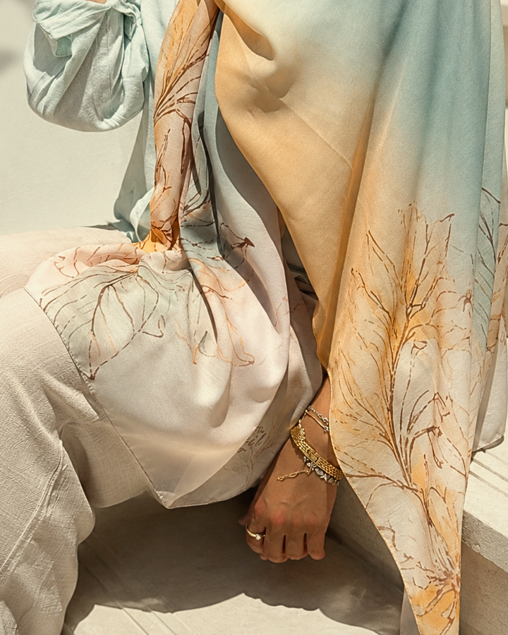 Peach Bloom Soft Modal Cotton
