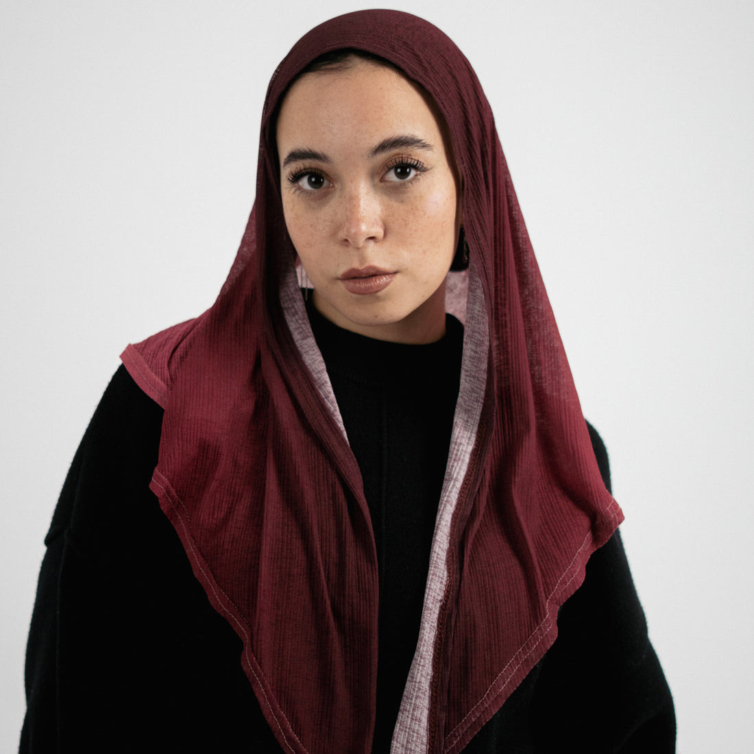 Mini Kuwaiti Degrade Burgandy