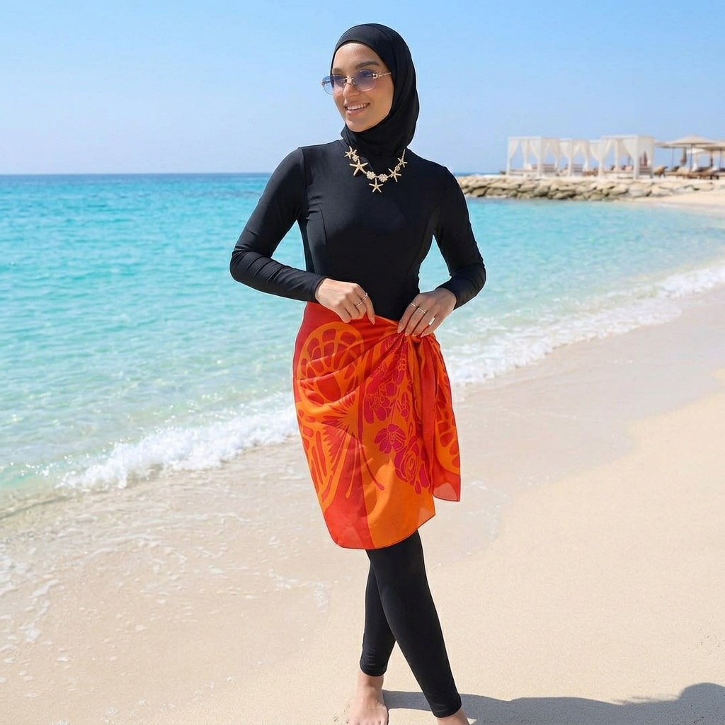 Mango Sunset cover-up