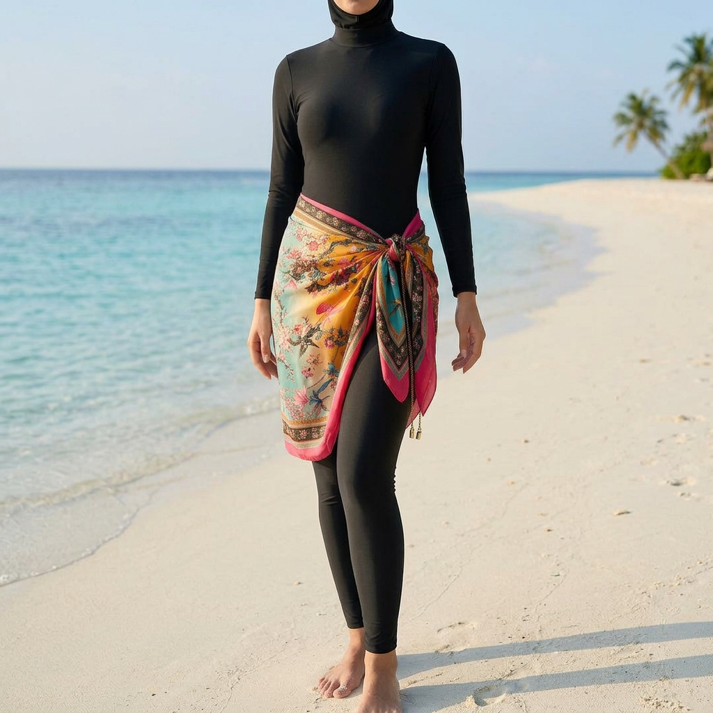 Sunset bloom cover-up