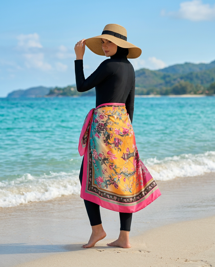 Sunset bloom cover-up